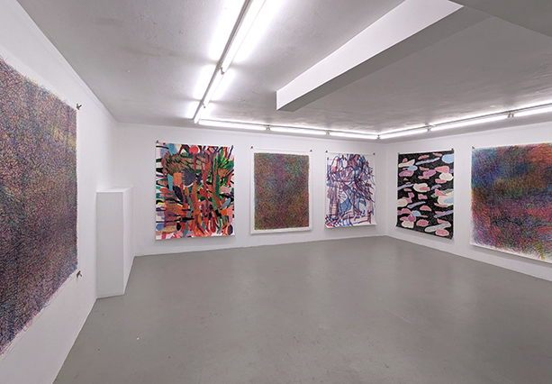 Mirjam Baker, Painting exhibition at kjubh in Cologne, 2025
